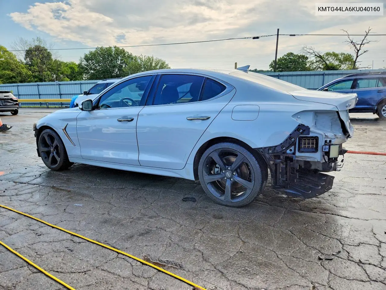 2019 Genesis G70 2.0T Advanced VIN: KMTG44LA6KU040160 Lot: 59787816