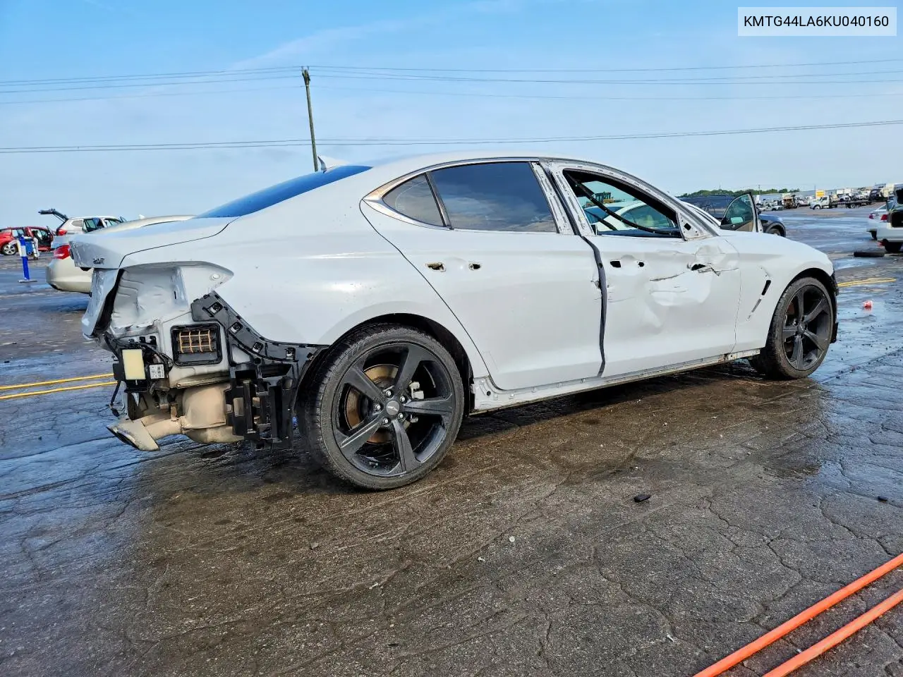 2019 Genesis G70 2.0T Advanced VIN: KMTG44LA6KU040160 Lot: 59787816
