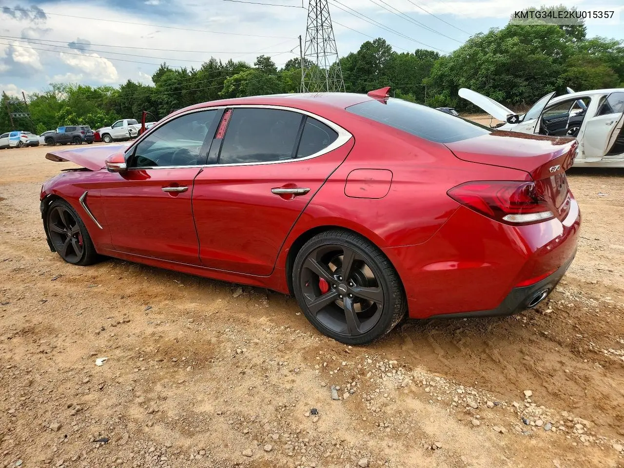 2019 Genesis G70 3.3T Dynamic Edition VIN: KMTG34LE2KU015357 Lot: 60310746