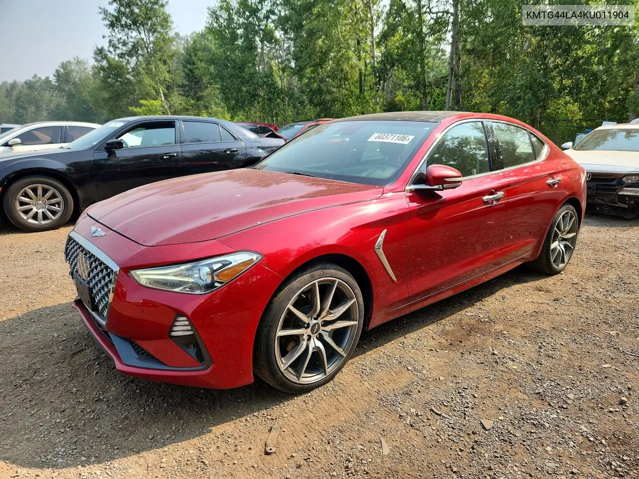 2019 Genesis G70 2.0T Advanced VIN: KMTG44LA4KU011904 Lot: 60371106