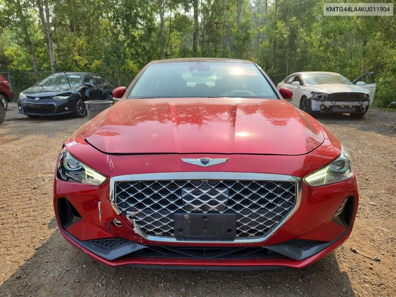 2019 Genesis G70 2.0T Advanced VIN: KMTG44LA4KU011904 Lot: 60371106