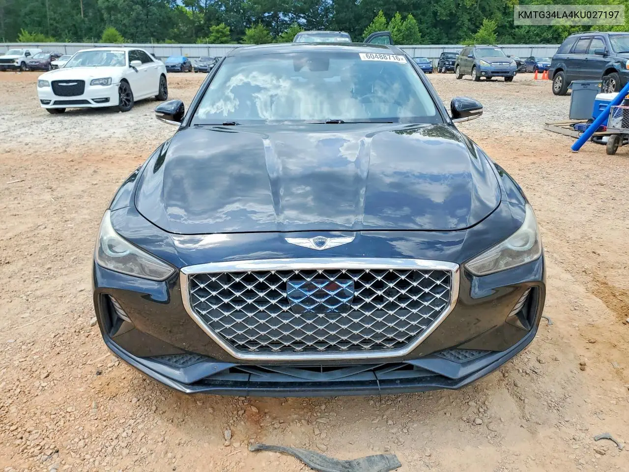 2019 Genesis G70 Elite VIN: KMTG34LA4KU027197 Lot: 60488716