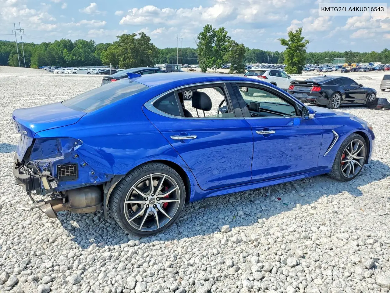 2019 Genesis G70 Sport VIN: KMTG24LA4KU016543 Lot: 60509466