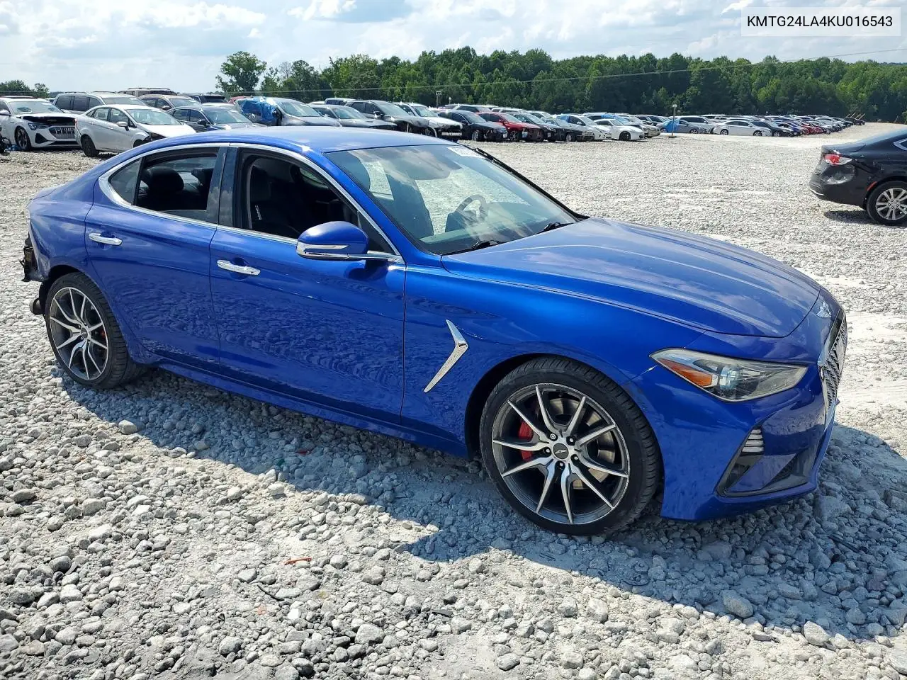 2019 Genesis G70 Sport VIN: KMTG24LA4KU016543 Lot: 60509466