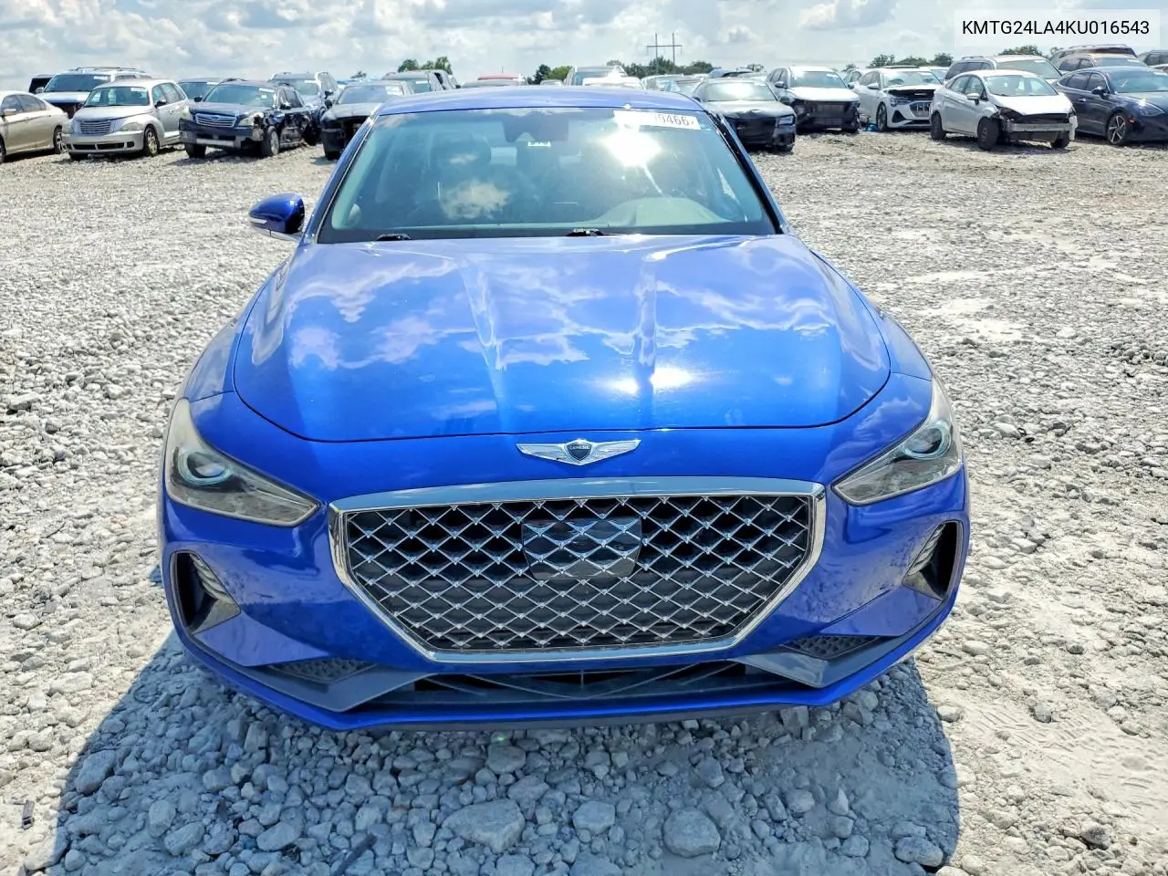 2019 Genesis G70 Sport VIN: KMTG24LA4KU016543 Lot: 60509466