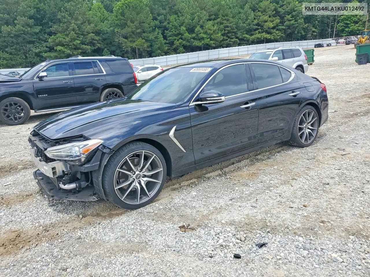 2019 Genesis G70 2.0T Advanced VIN: KMTG44LA1KU012492 Lot: 60660466