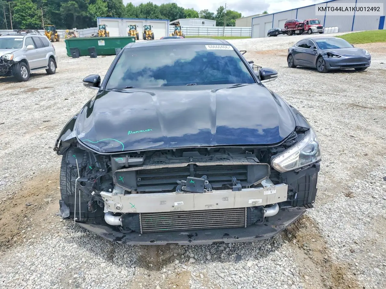 2019 Genesis G70 2.0T Advanced VIN: KMTG44LA1KU012492 Lot: 60660466