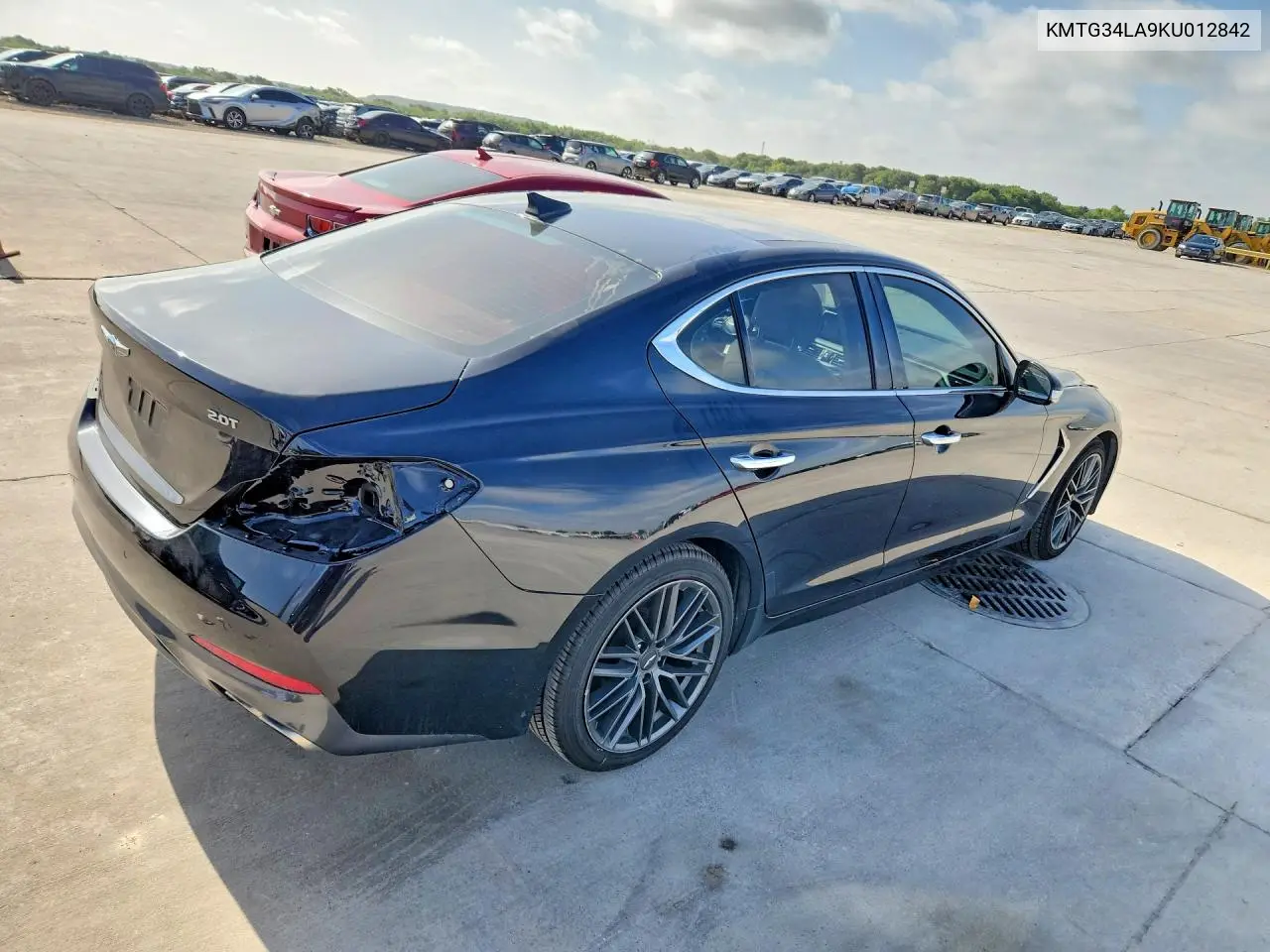 2019 Genesis G70 Elite VIN: KMTG34LA9KU012842 Lot: 60752606
