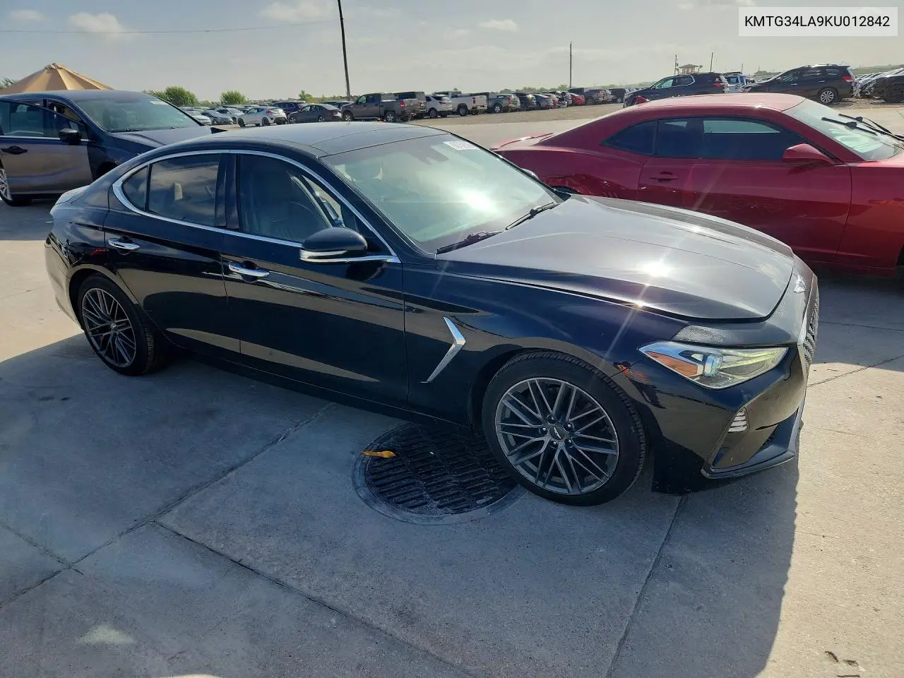 2019 Genesis G70 Elite VIN: KMTG34LA9KU012842 Lot: 60752606