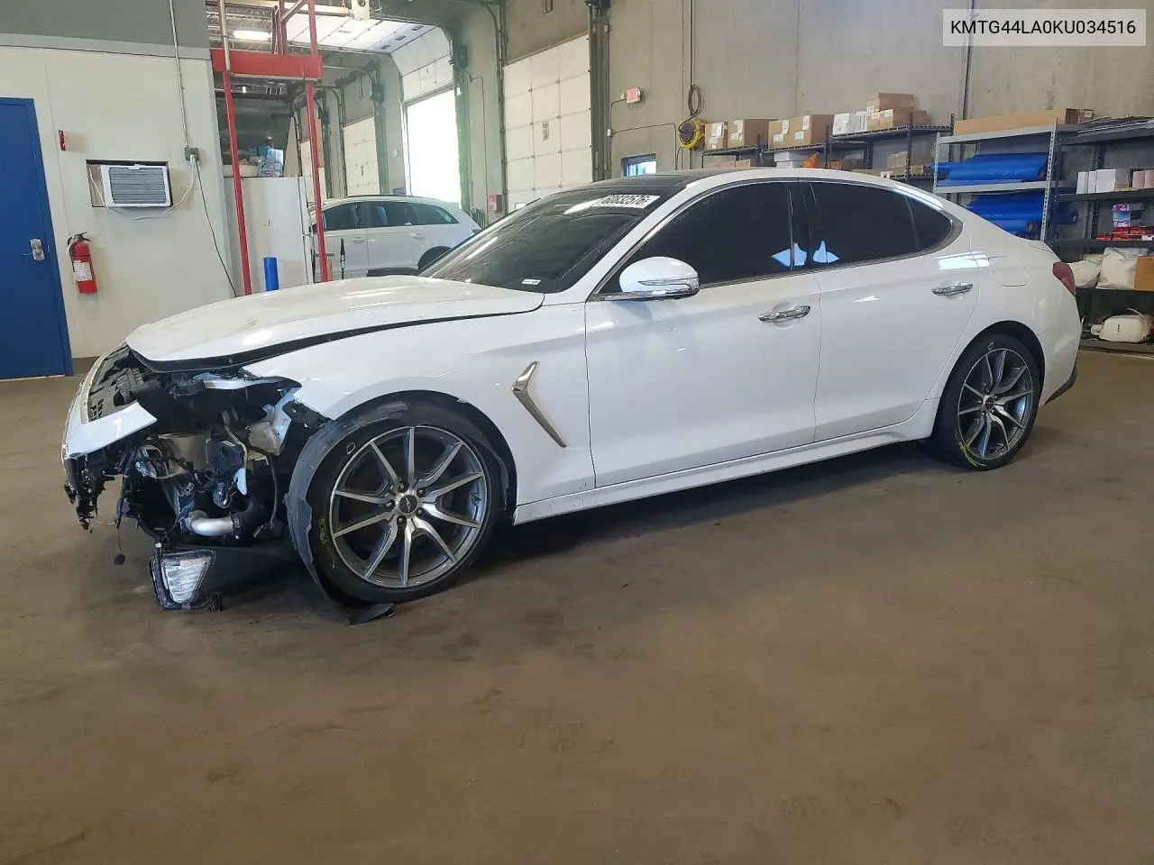 2019 Genesis G70 2.0T Advanced VIN: KMTG44LA0KU034516 Lot: 60832576