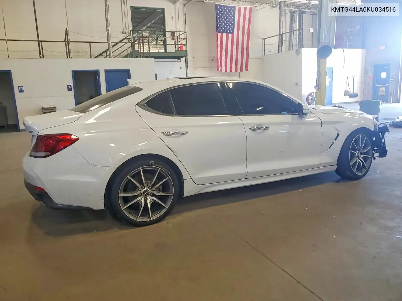 2019 Genesis G70 2.0T Advanced VIN: KMTG44LA0KU034516 Lot: 60832576
