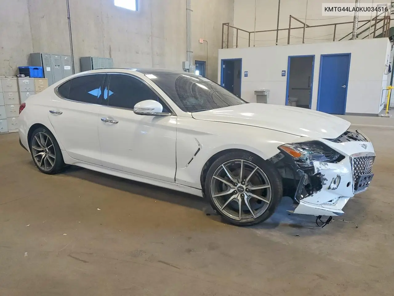 2019 Genesis G70 2.0T Advanced VIN: KMTG44LA0KU034516 Lot: 60832576