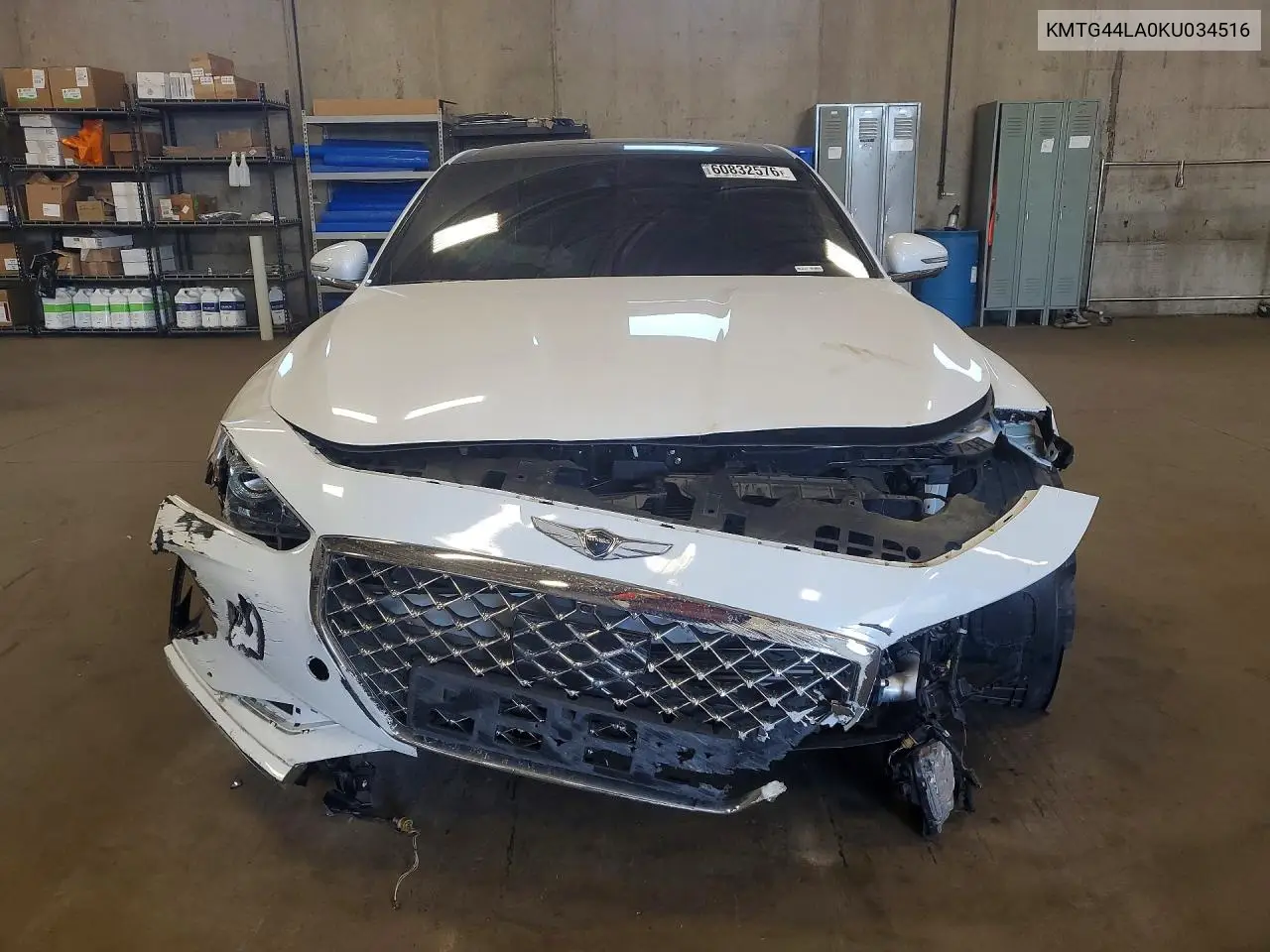 2019 Genesis G70 2.0T Advanced VIN: KMTG44LA0KU034516 Lot: 60832576