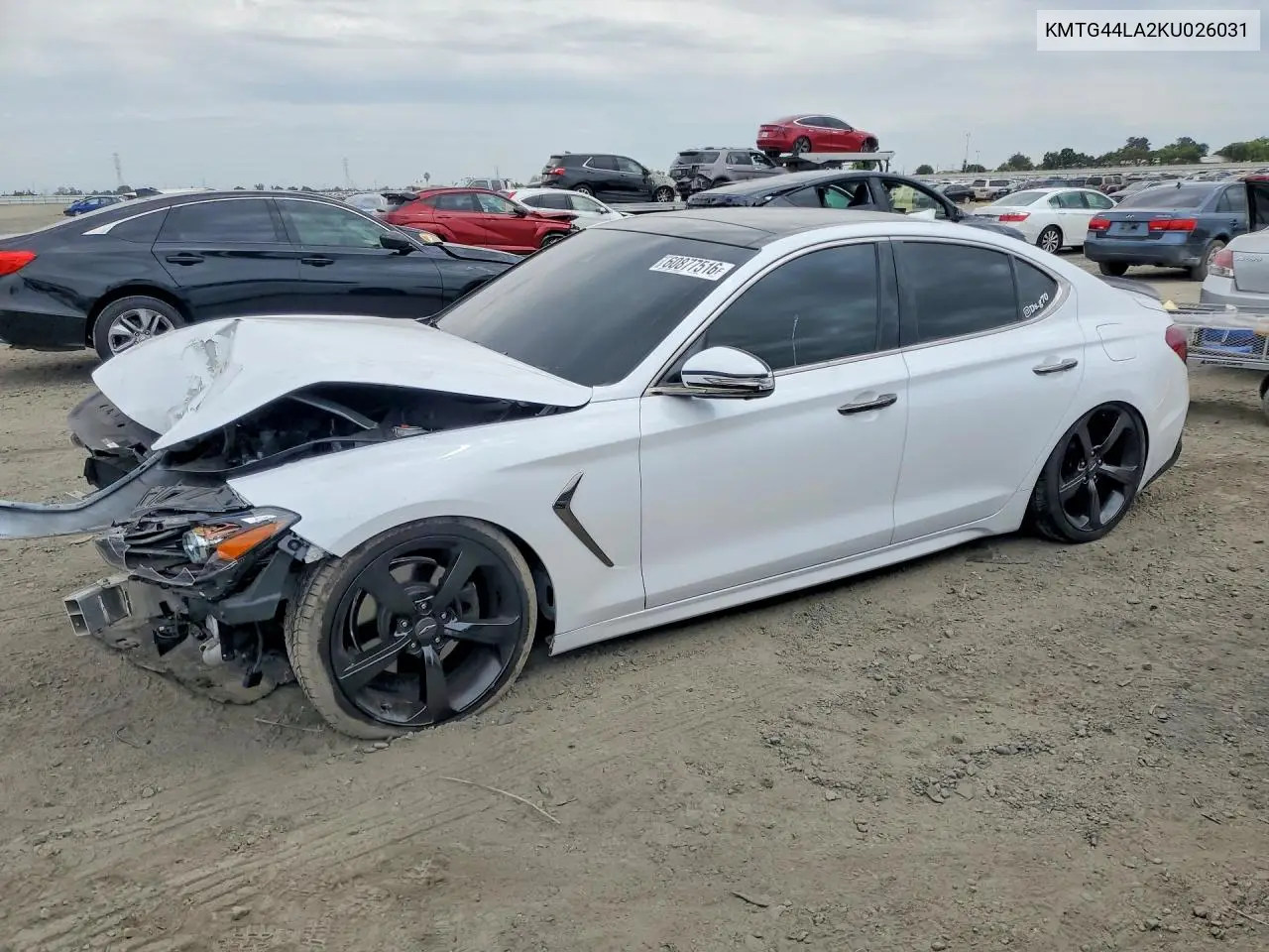 2019 Genesis G70 2.0T Advanced VIN: KMTG44LA2KU026031 Lot: 60877516
