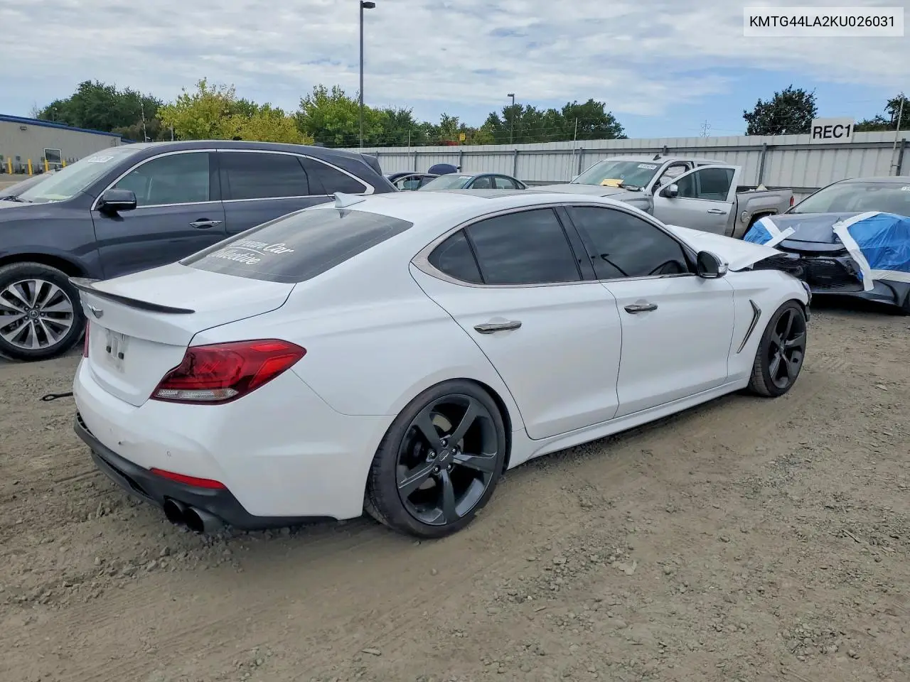 2019 Genesis G70 2.0T Advanced VIN: KMTG44LA2KU026031 Lot: 60877516