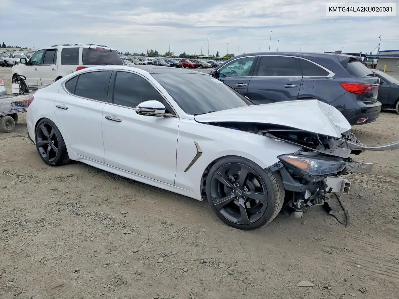 2019 Genesis G70 2.0T Advanced VIN: KMTG44LA2KU026031 Lot: 60877516