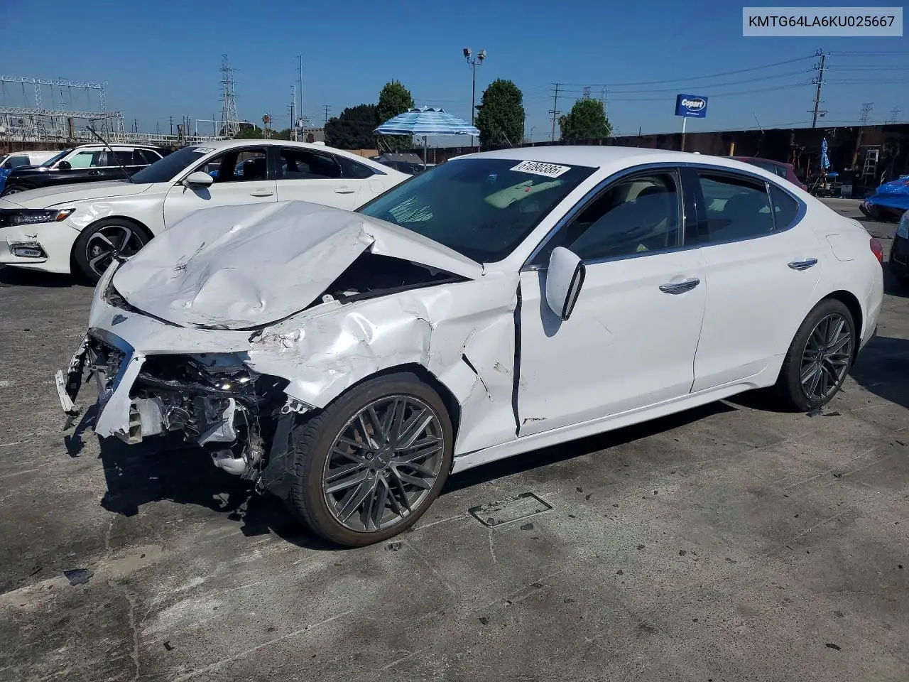 2019 Genesis G70 Advanced VIN: KMTG64LA6KU025667 Lot: 61090386