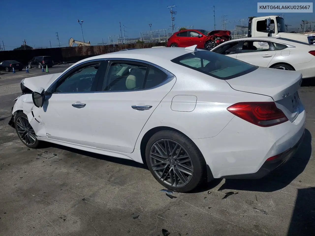 2019 Genesis G70 Advanced VIN: KMTG64LA6KU025667 Lot: 61090386