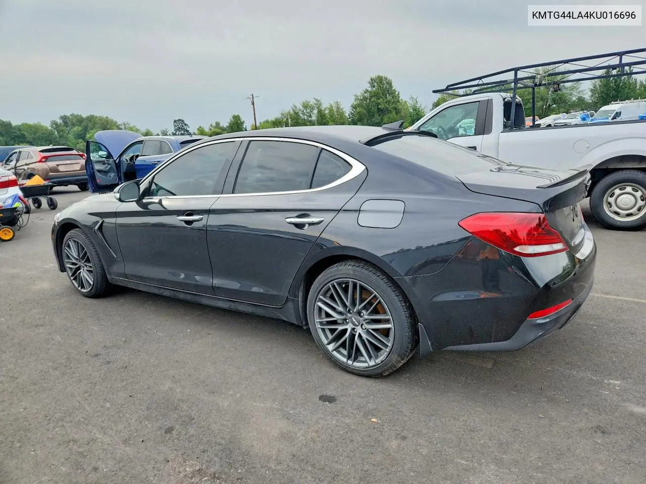 2019 Genesis G70 2.0T Advanced VIN: KMTG44LA4KU016696 Lot: 62000166