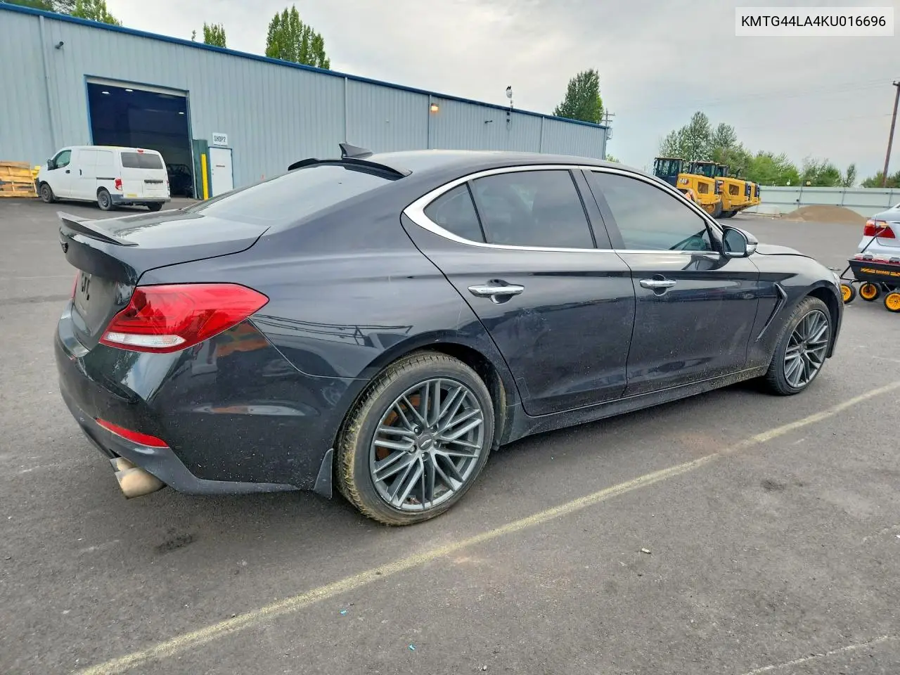2019 Genesis G70 2.0T Advanced VIN: KMTG44LA4KU016696 Lot: 62000166