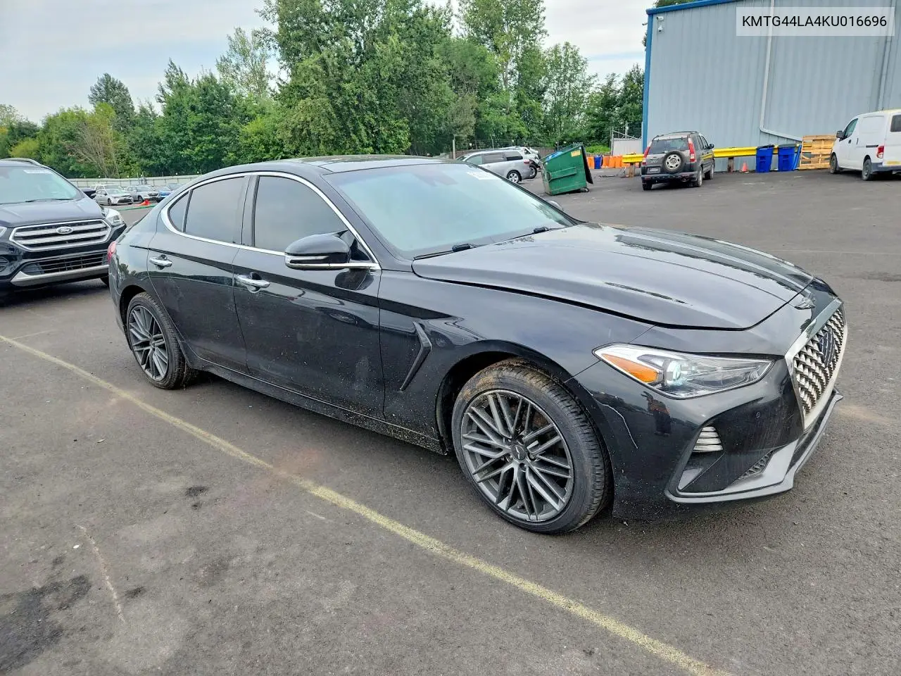 2019 Genesis G70 2.0T Advanced VIN: KMTG44LA4KU016696 Lot: 62000166