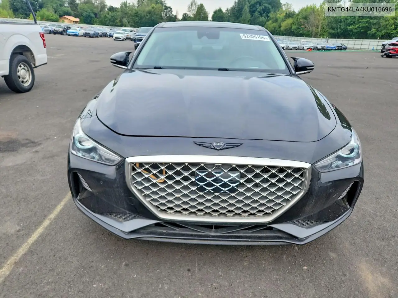 2019 Genesis G70 2.0T Advanced VIN: KMTG44LA4KU016696 Lot: 62000166