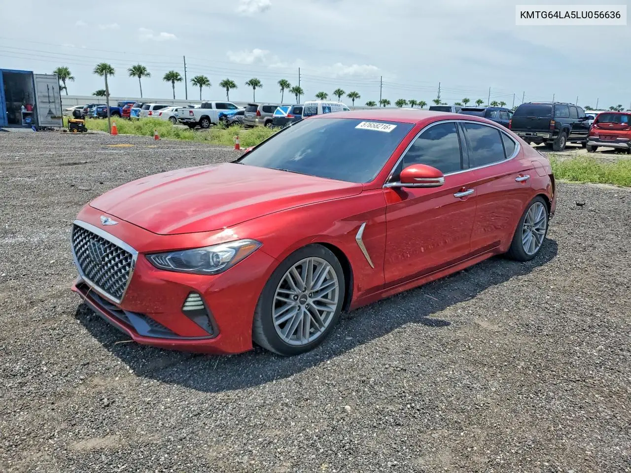 2020 Genesis G70 2.0T VIN: KMTG64LA5LU056636 Lot: 57658216