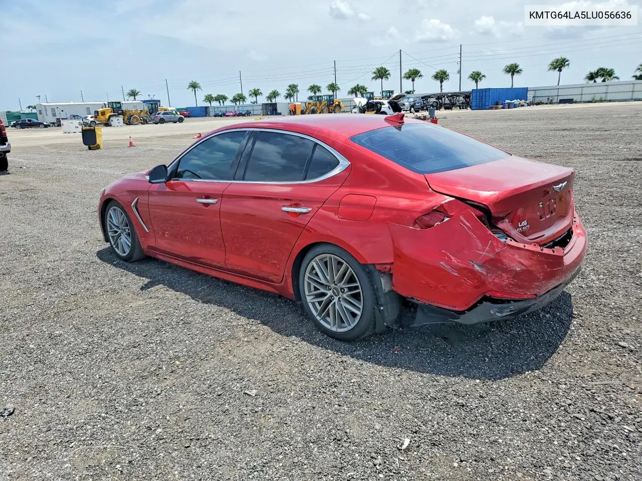 2020 Genesis G70 2.0T VIN: KMTG64LA5LU056636 Lot: 57658216