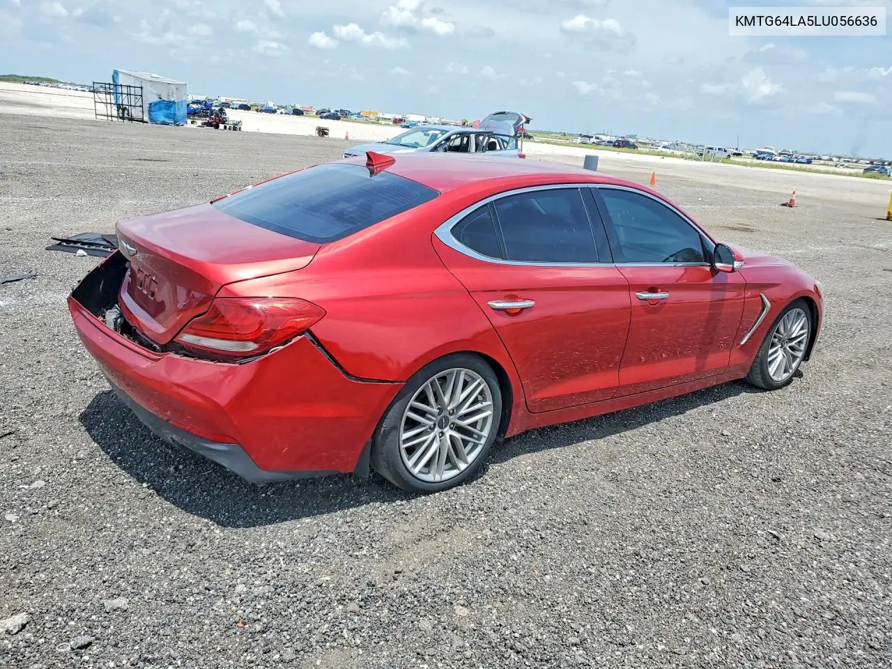 2020 Genesis G70 2.0T VIN: KMTG64LA5LU056636 Lot: 57658216
