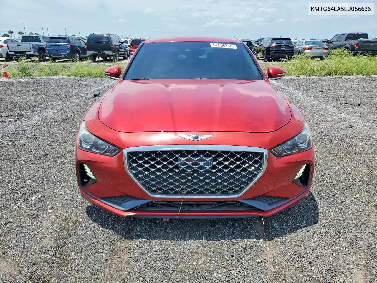 2020 Genesis G70 2.0T VIN: KMTG64LA5LU056636 Lot: 57658216