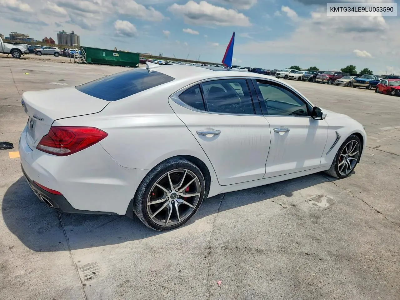 2020 Genesis G70 3.3T VIN: KMTG34LE9LU053590 Lot: 59234746