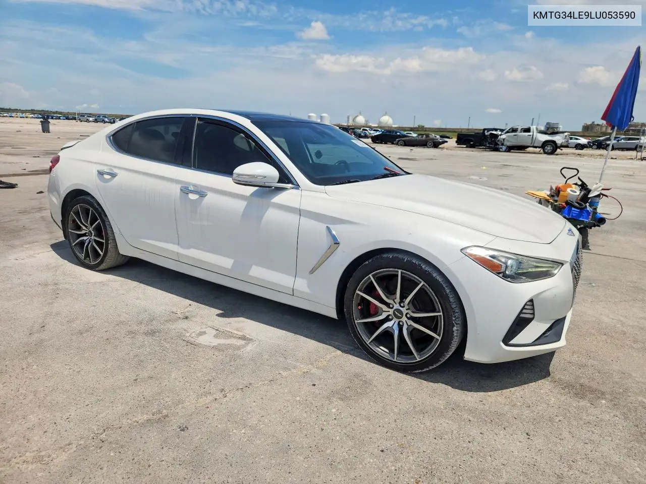 2020 Genesis G70 3.3T VIN: KMTG34LE9LU053590 Lot: 59234746