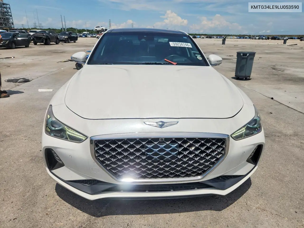 2020 Genesis G70 3.3T VIN: KMTG34LE9LU053590 Lot: 59234746