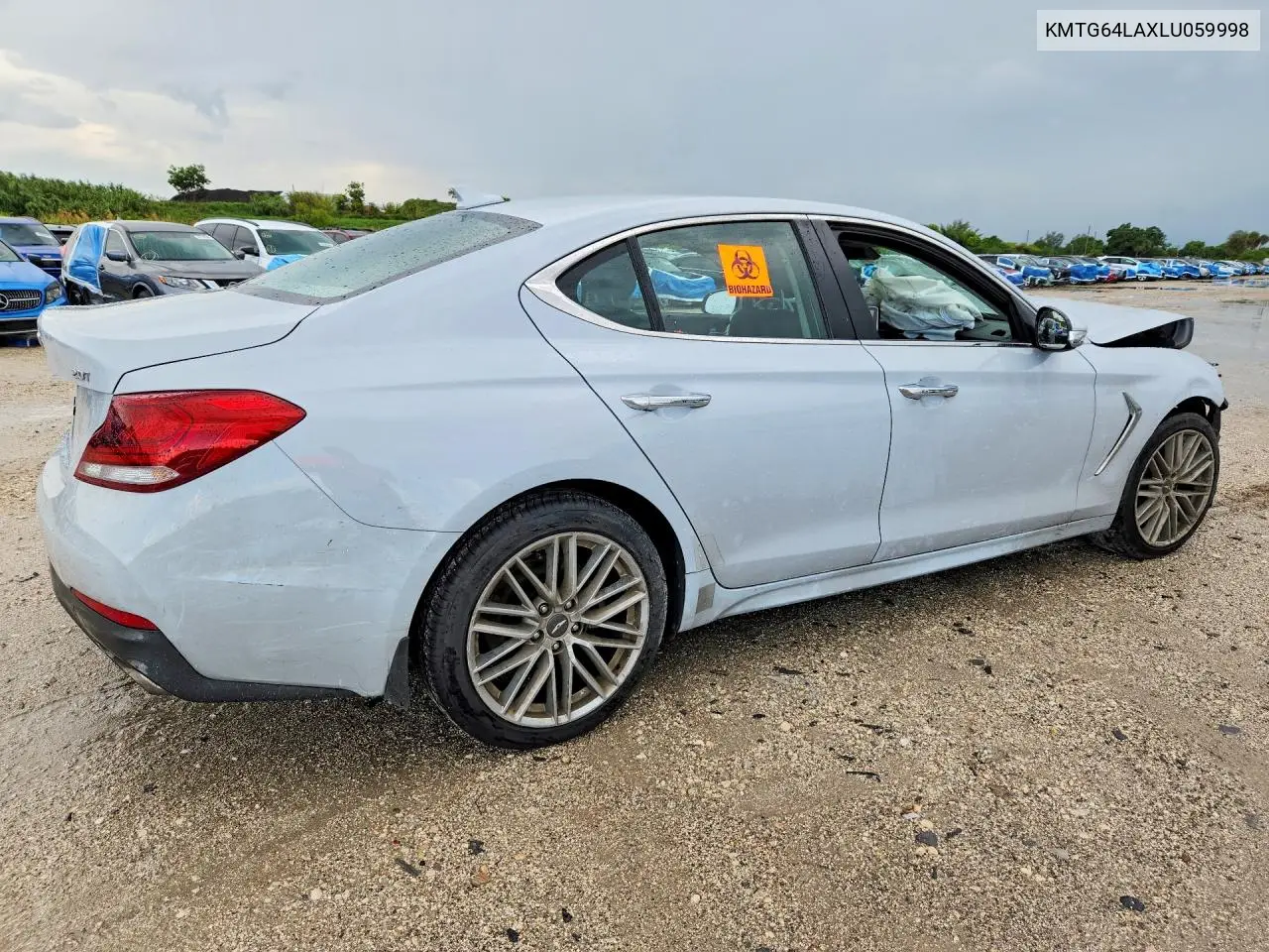 2020 Genesis G70 2.0T VIN: KMTG64LAXLU059998 Lot: 60035846