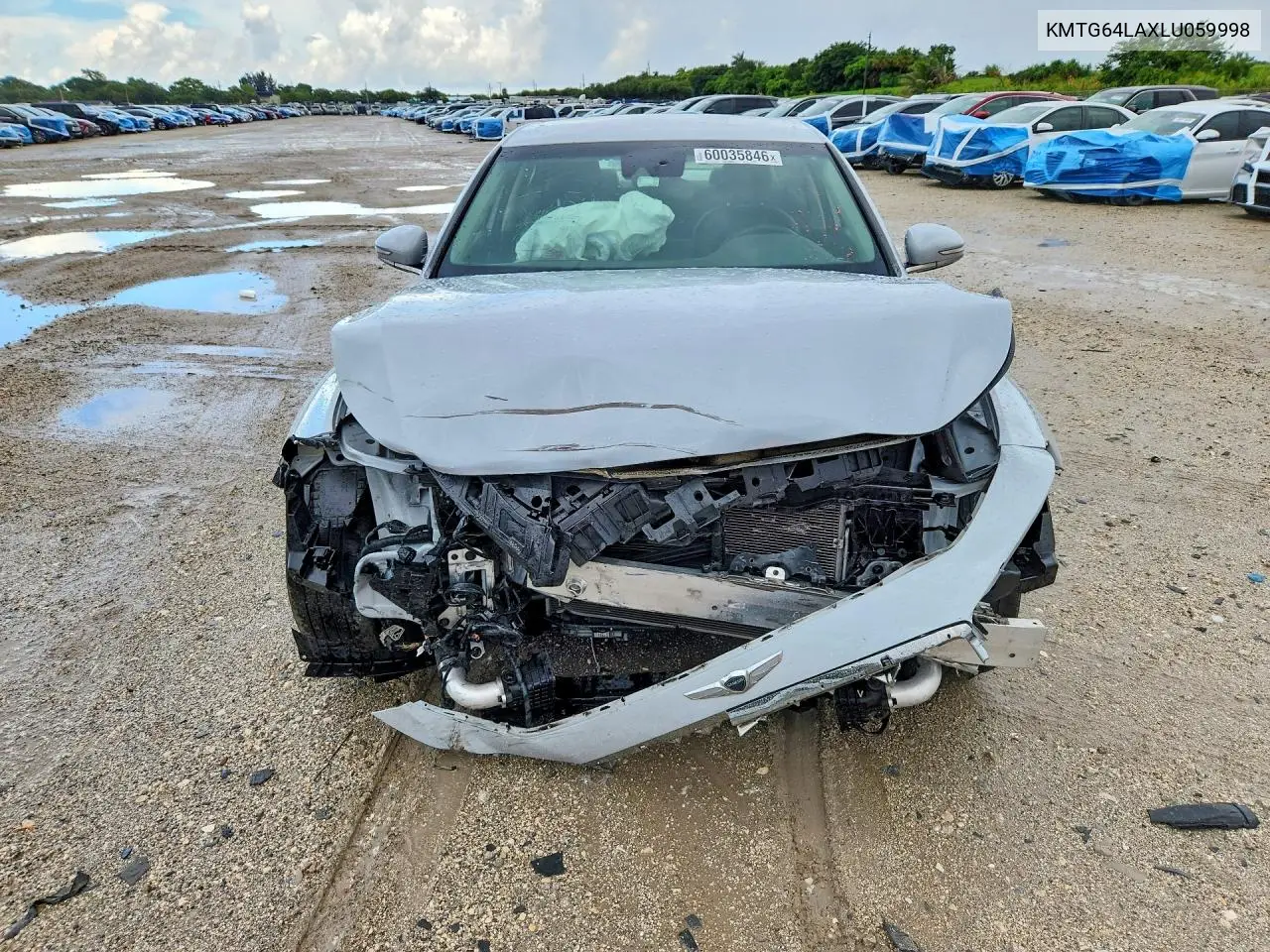 2020 Genesis G70 2.0T VIN: KMTG64LAXLU059998 Lot: 60035846
