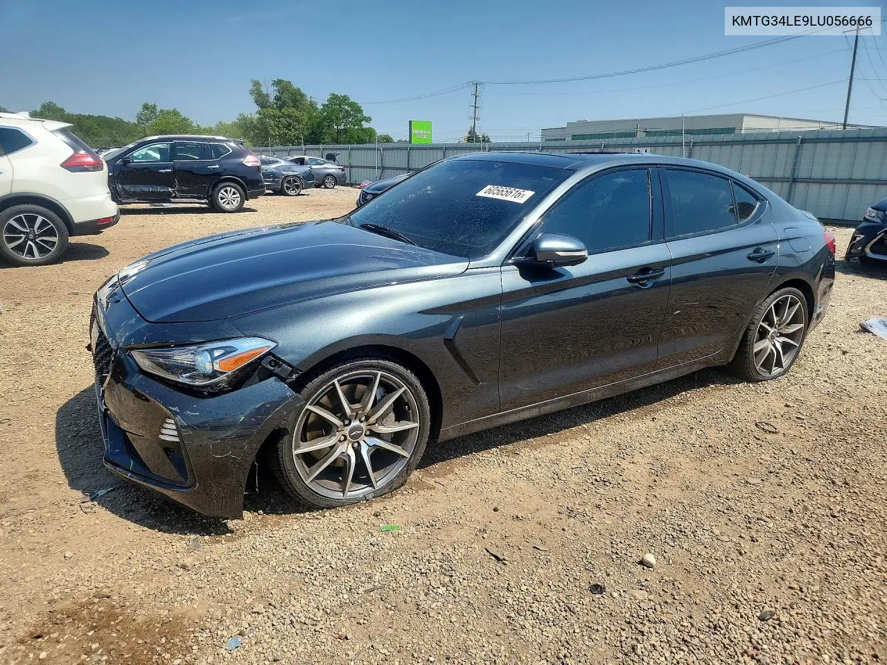 2020 Genesis G70 3.3T VIN: KMTG34LE9LU056666 Lot: 60565616