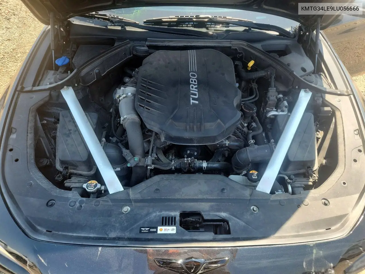 2020 Genesis G70 3.3T VIN: KMTG34LE9LU056666 Lot: 60565616