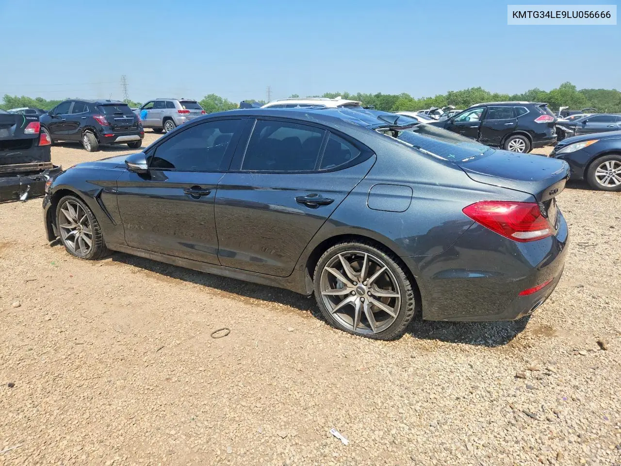 2020 Genesis G70 3.3T VIN: KMTG34LE9LU056666 Lot: 60565616