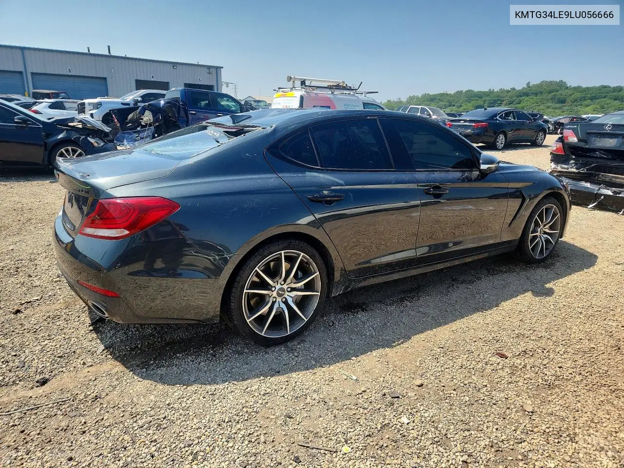 2020 Genesis G70 3.3T VIN: KMTG34LE9LU056666 Lot: 60565616