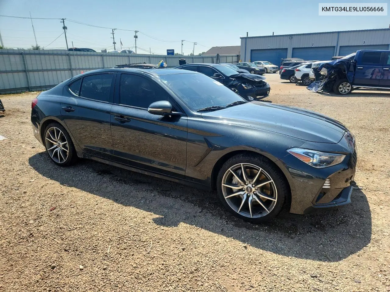 2020 Genesis G70 3.3T VIN: KMTG34LE9LU056666 Lot: 60565616