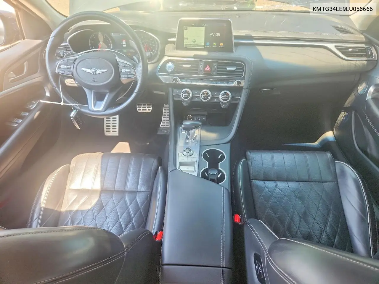 2020 Genesis G70 3.3T VIN: KMTG34LE9LU056666 Lot: 60565616