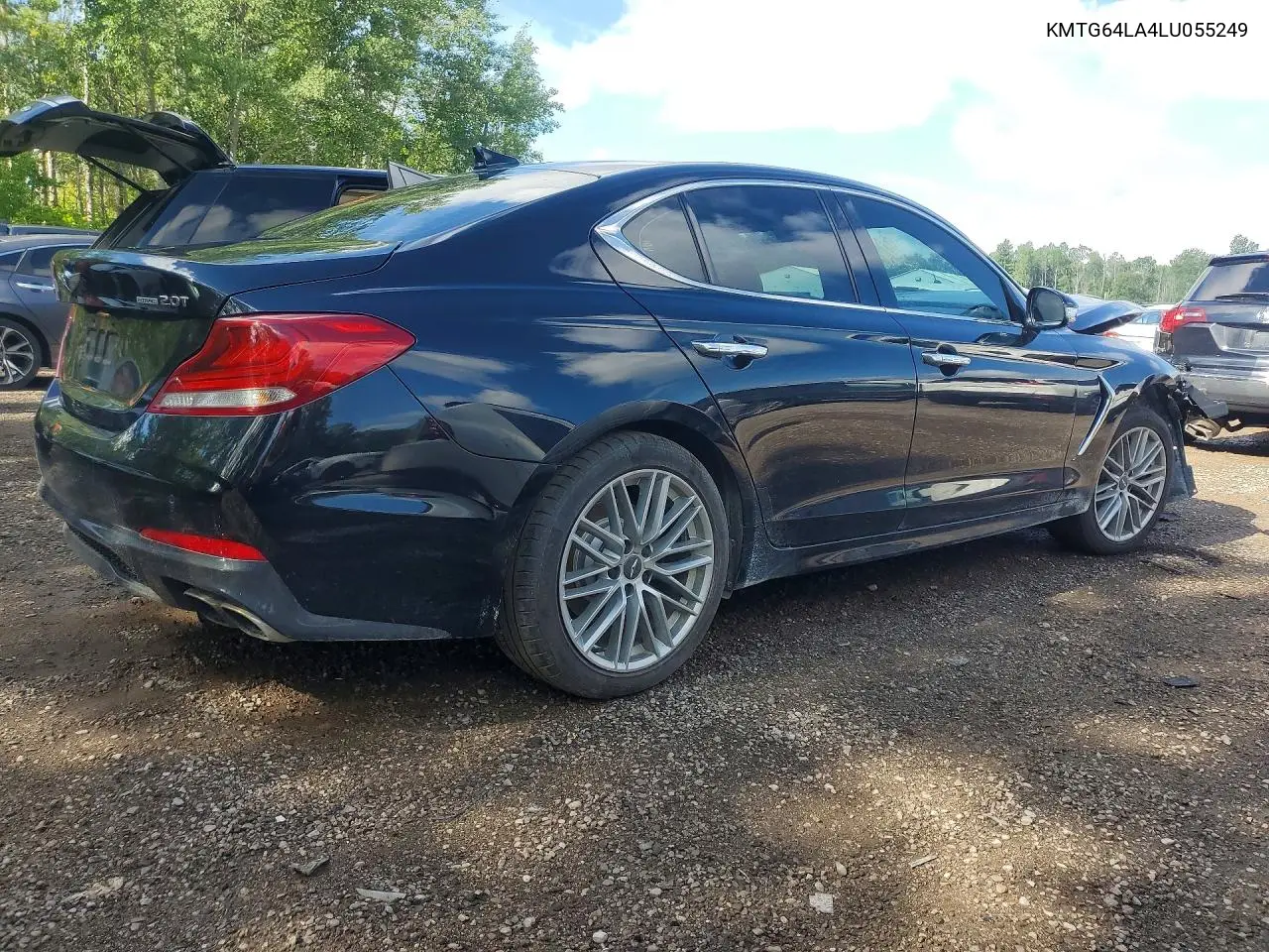 2020 Genesis G70 2.0T VIN: KMTG64LA4LU055249 Lot: 60760696