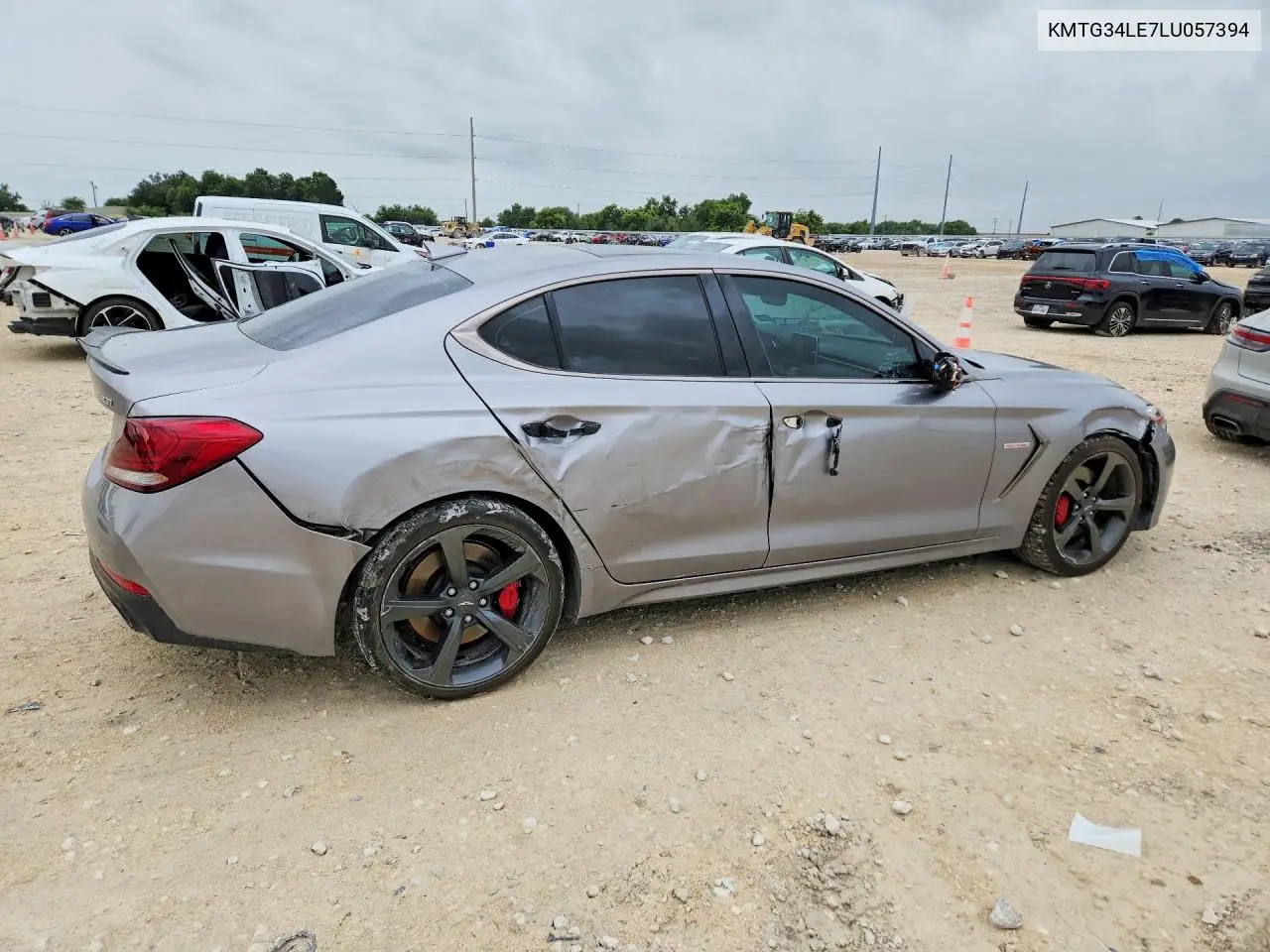 2020 Genesis G70 3.3T VIN: KMTG34LE7LU057394 Lot: 60760856