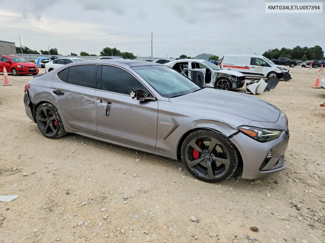 2020 Genesis G70 3.3T VIN: KMTG34LE7LU057394 Lot: 60760856