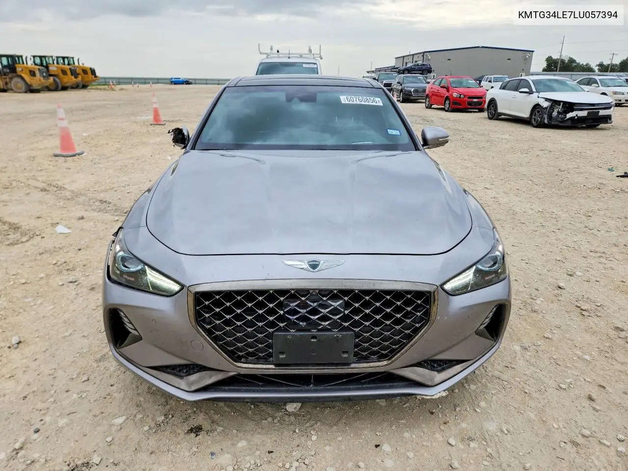 2020 Genesis G70 3.3T VIN: KMTG34LE7LU057394 Lot: 60760856