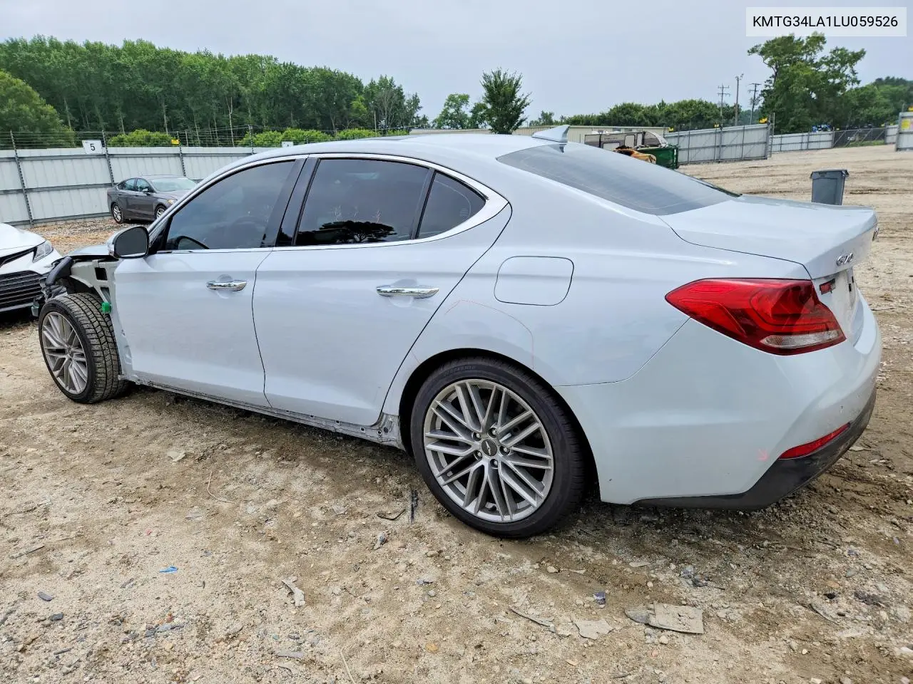 2020 Genesis G70 Elite VIN: KMTG34LA1LU059526 Lot: 61185806
