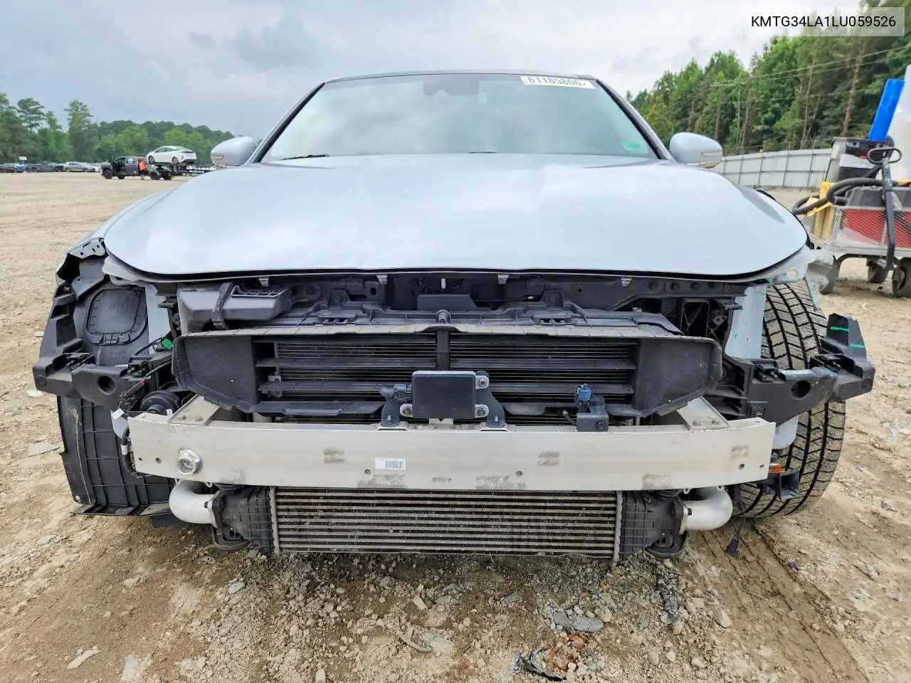 2020 Genesis G70 Elite VIN: KMTG34LA1LU059526 Lot: 61185806