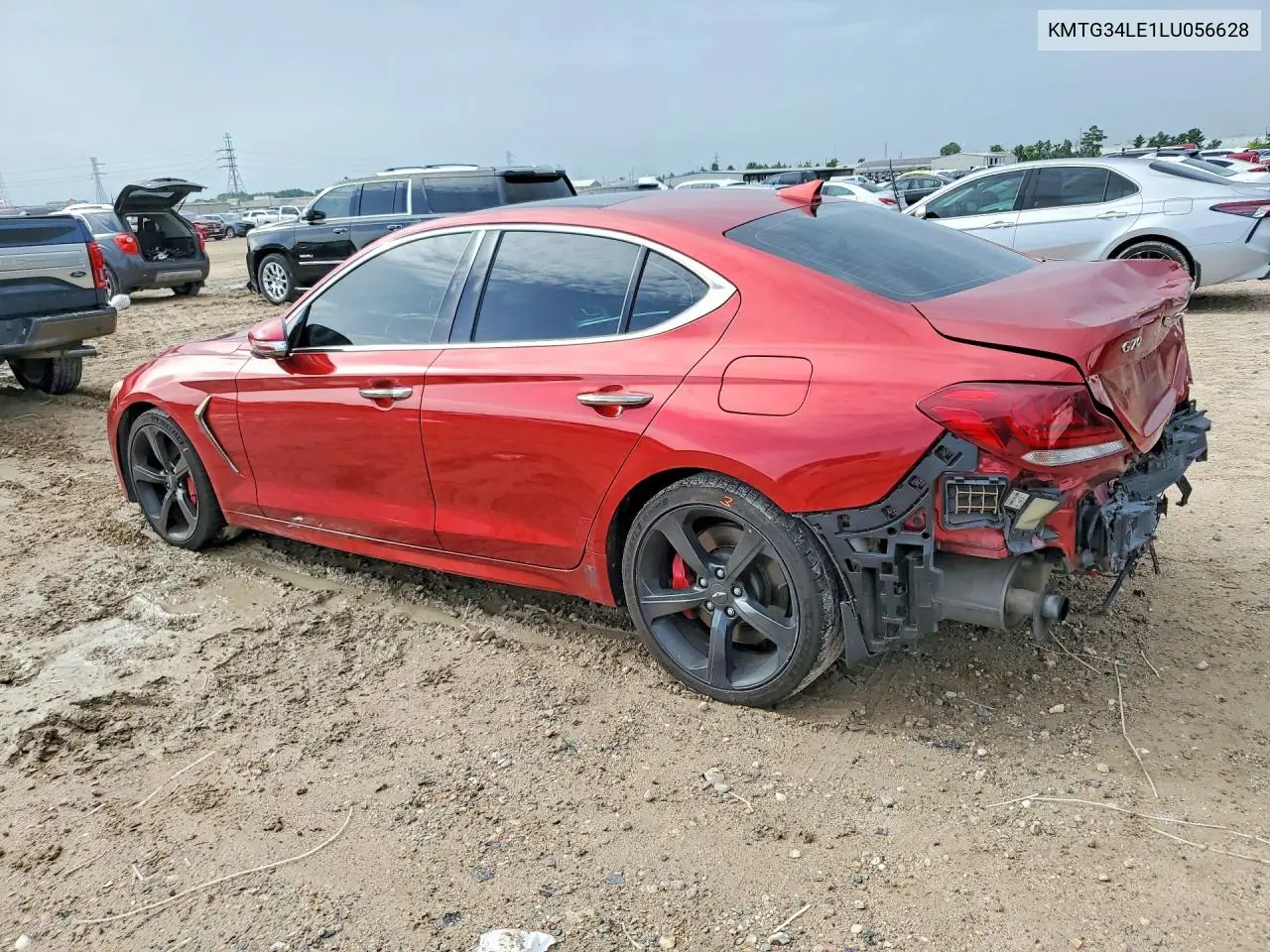 2020 Genesis G70 3.3T VIN: KMTG34LE1LU056628 Lot: 61202886