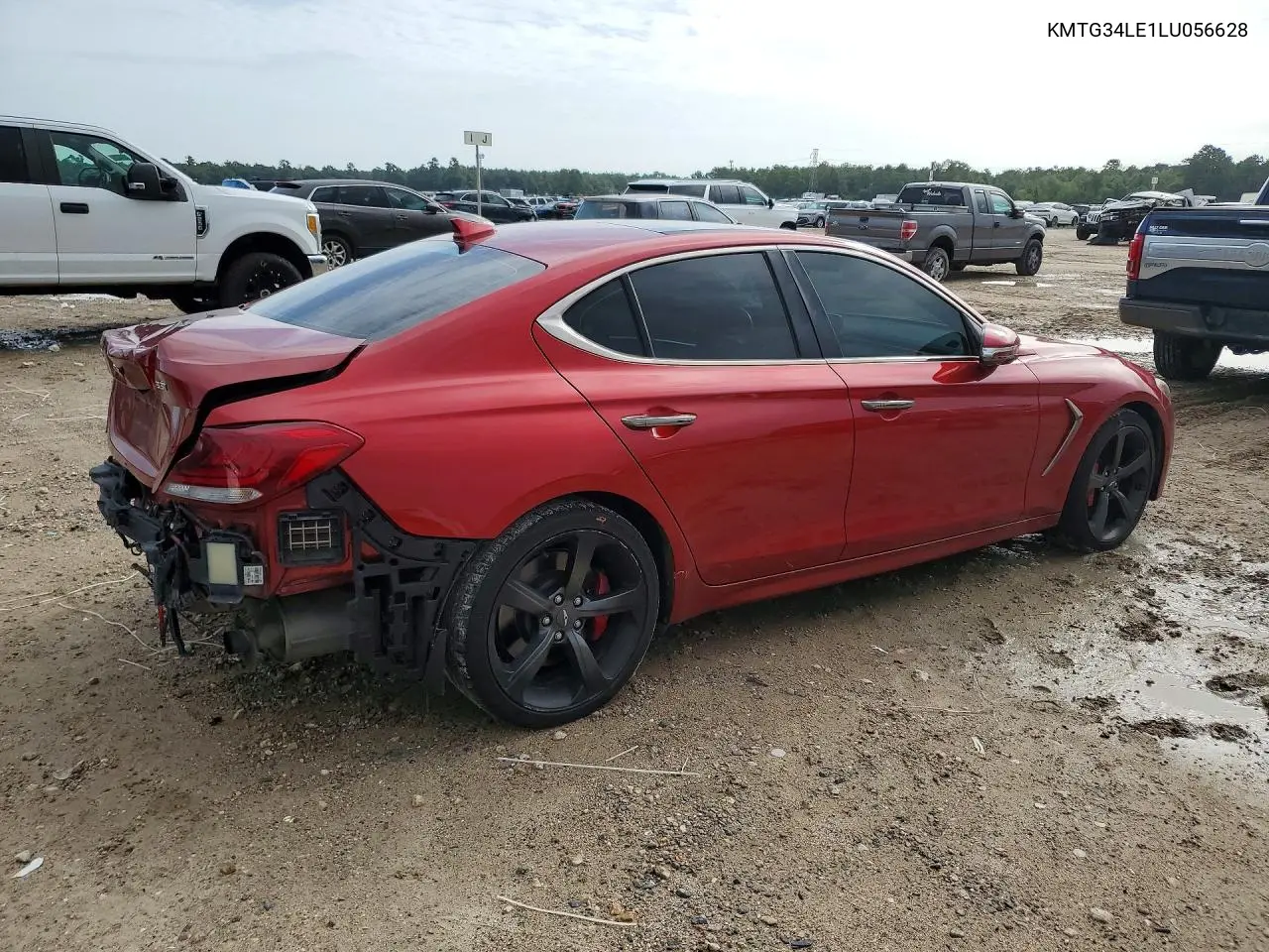 2020 Genesis G70 3.3T VIN: KMTG34LE1LU056628 Lot: 61202886