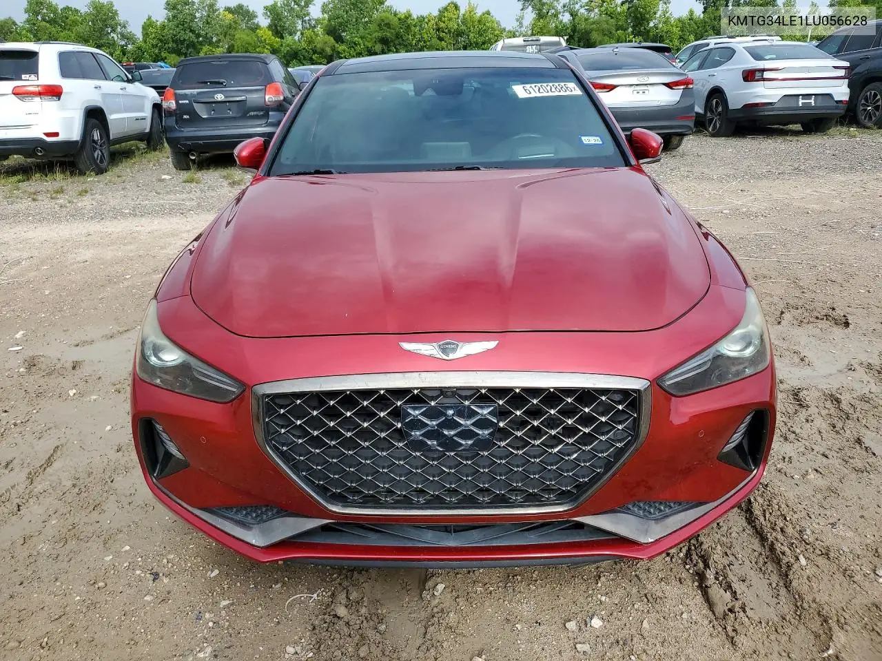 2020 Genesis G70 3.3T VIN: KMTG34LE1LU056628 Lot: 61202886